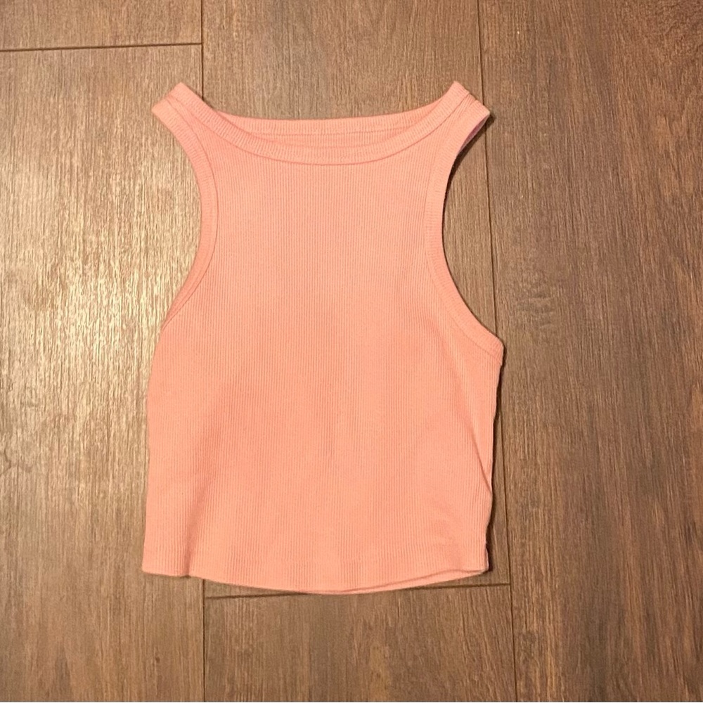 This is a light pink top from wild fable, bought it from target! Size is xs!